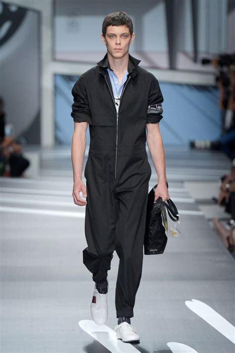 mens prada sport trousers|Prada jumpsuit men.